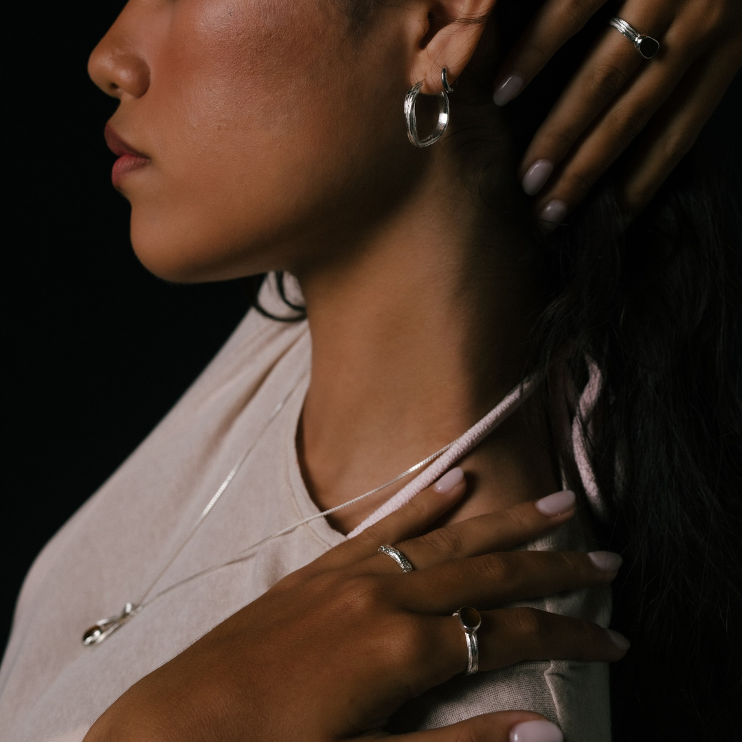 Anara Silver Earrings